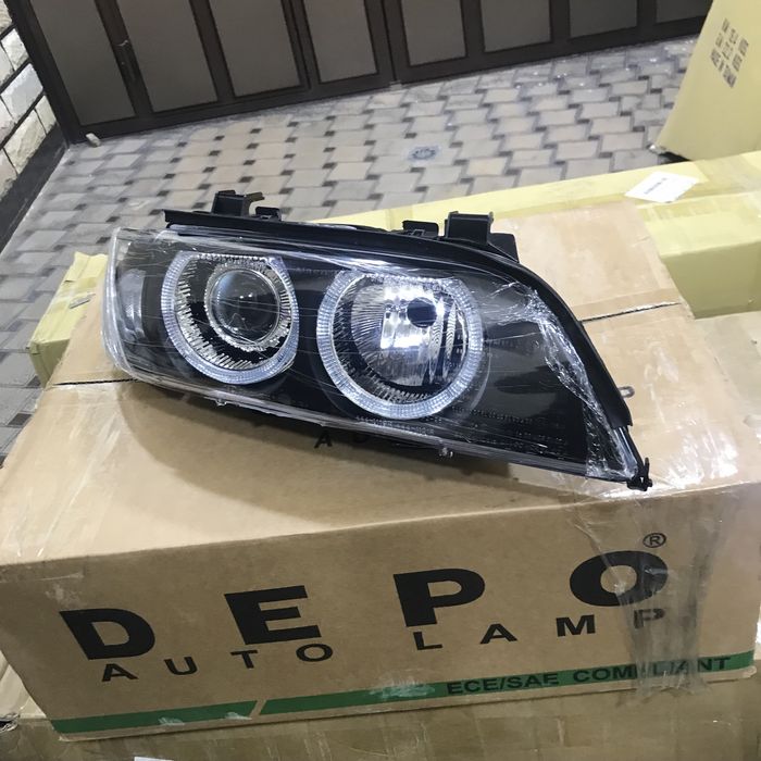 BMW E39 передная фара ангел глаз Депо