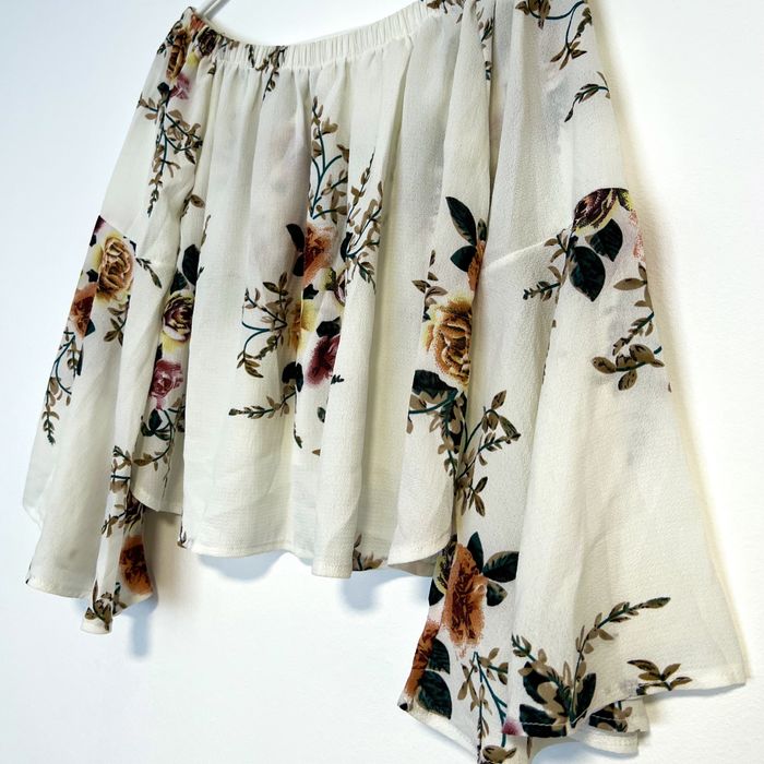 Bluzita de vara lejera crop, marime universala XS-L