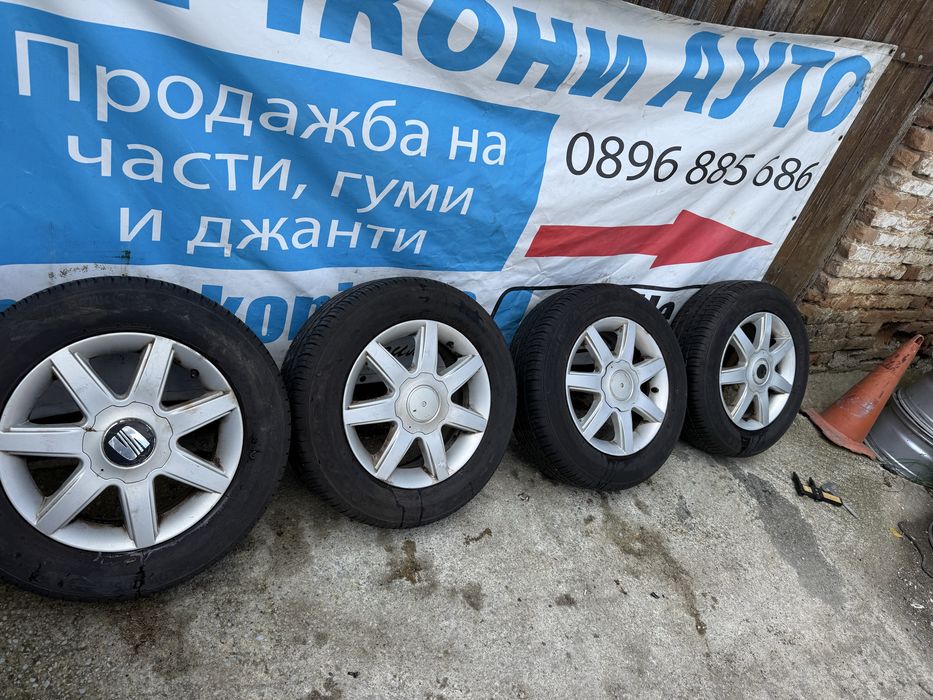 15 5х100 джанти с гуми
