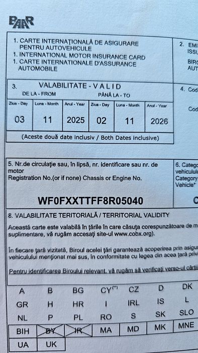 Ford transit 2008 punte dubla prelata cat B