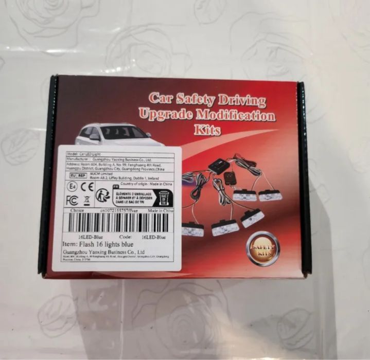 Stroboscoape rosu albastru