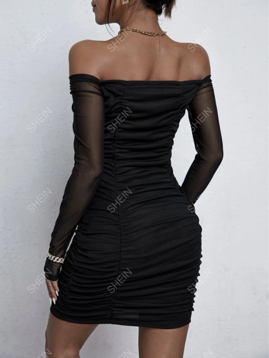 Rochie de ocazie, neagra, scurta, 34/xs, noua