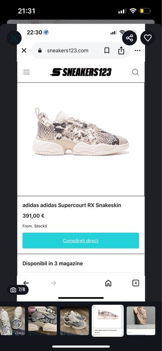 Adidas Supercourt RX Snakeskin