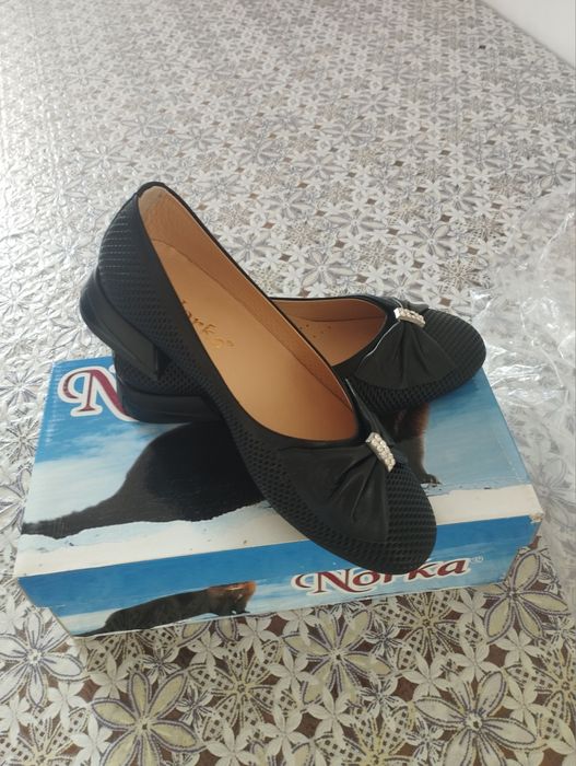 Кожаные туфли фирма норка