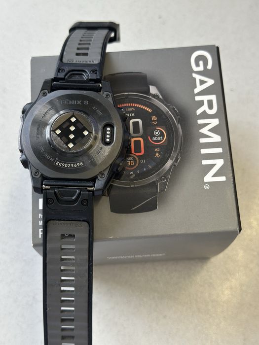 Скидка! Garmin fenix 8 sapphire carbon grah dlc titanium