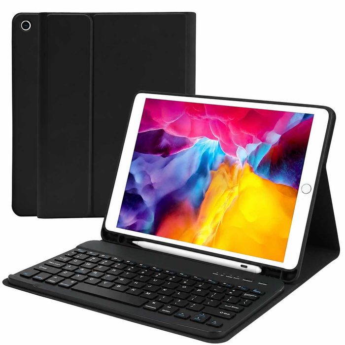 Кожен Калъф с клавиатура за таблет Lenovo Samsung Ipad Microsoft Surface за 8 модела