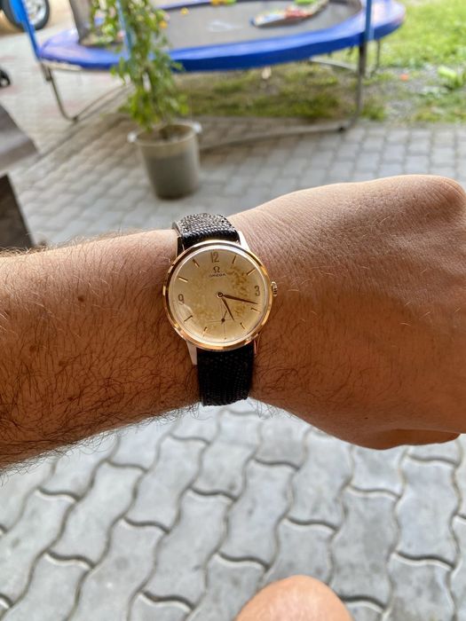 Ceas Omega cal 268. Aur masiv 18k