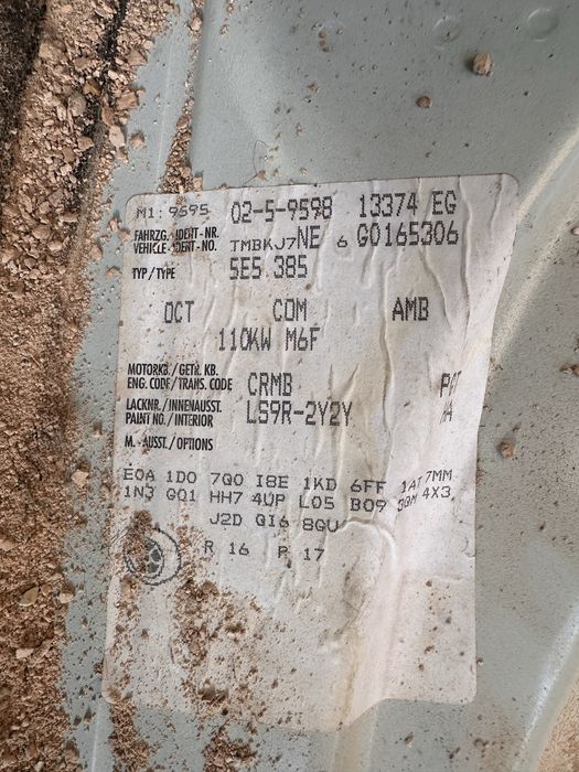 Шкода октавия 2.0тди на части / skoda octavia 2.0tdi 150