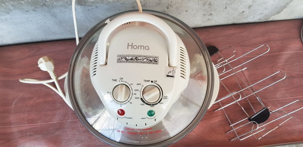 Конвекторна Халогенна Фурна за здравословно Готвене с Горещ Въздух