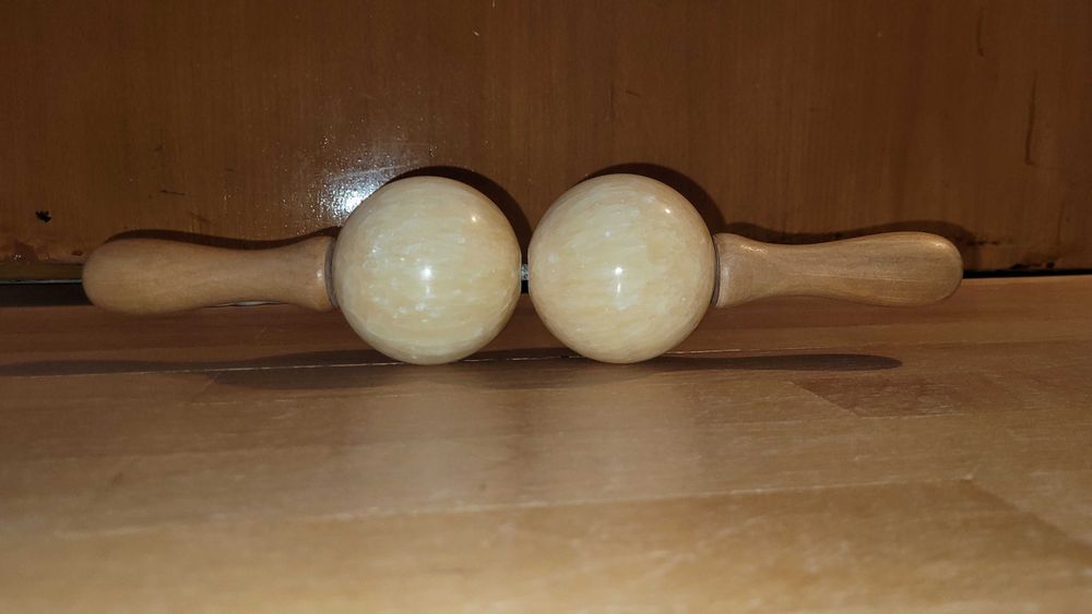 Rola SINO FORTA NATURII, pentru masaj corporal cu bile din jad