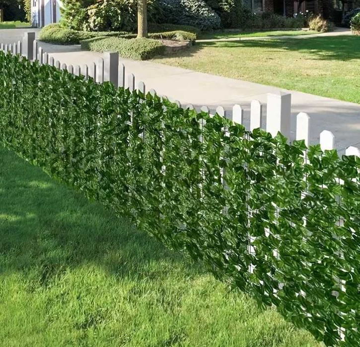Преграда за балкон, тераса и ограда тип изкуствен жив плет 3х0.5М