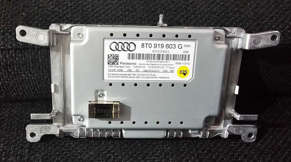 Display MMI Audi 6.5" Original Panasonic + Ramă Bord Audi A4 /A5/Q5