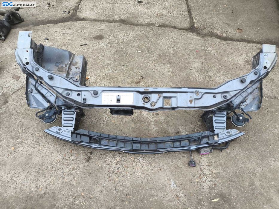 Trager Tragher Calandru Panou Frontal Suport Faruri Radiatoare cu Armatura Intaritura Bara Spoiler Fata Opel Vectra C Non Facelift NFL 2002 - 2005 Cod 24454293 [L4080]