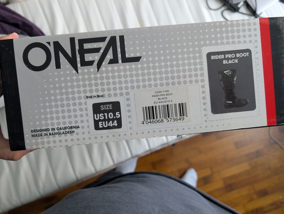 Ghete O'Neil Pro Rider Black 44