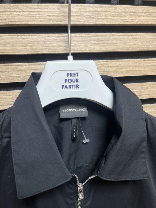 Emporio Armani : Stretch Cotton Loose Fit Zipper - НОВА S / Оригинал