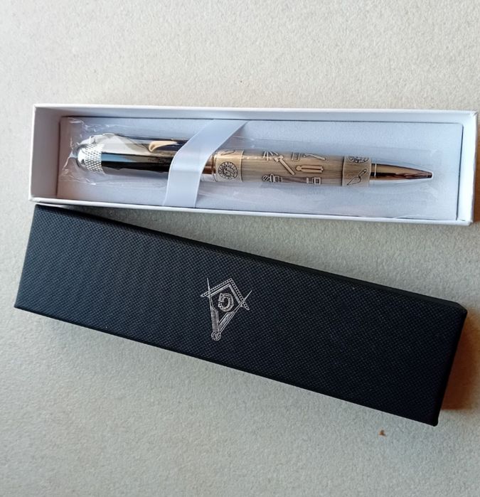 Set masonic stilou si pix nou