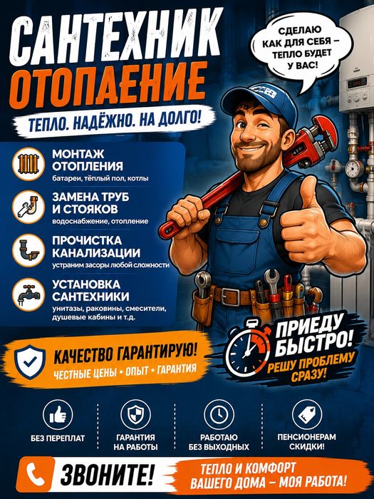 Надёжный сантехник ! Без переплат и переделок!