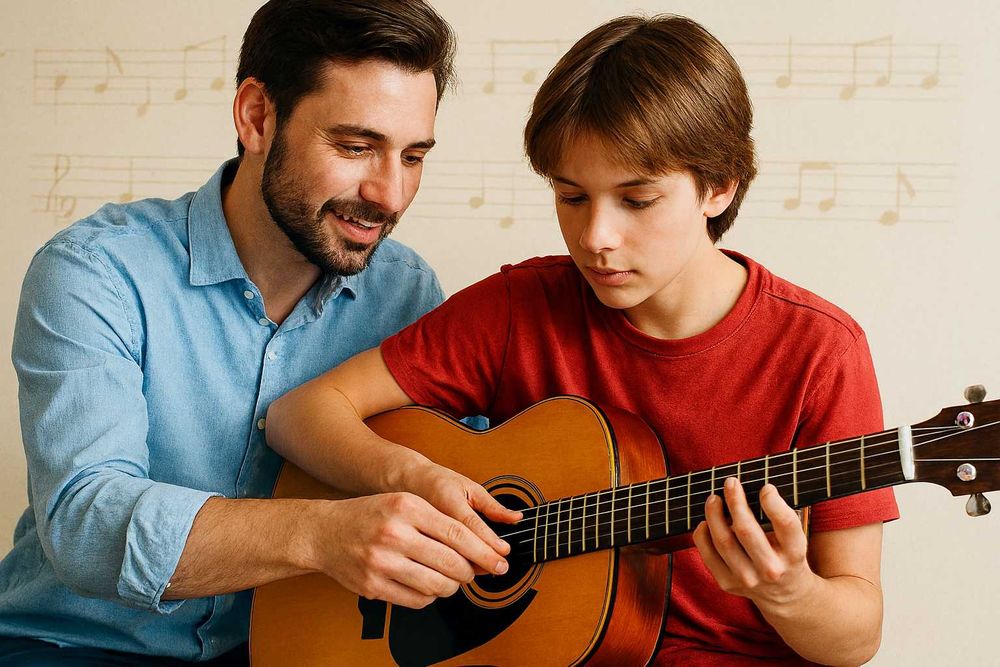 Обучаю игре на гитаре. Приезжаю на  дом. ПРОФЕССИОНАЛ.