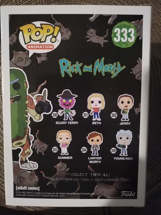 POP Pickle Rick (Огурчик Рик 333) и  Raphael (1556)