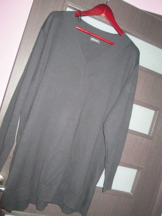 puover negru lung dame  50/XXL
