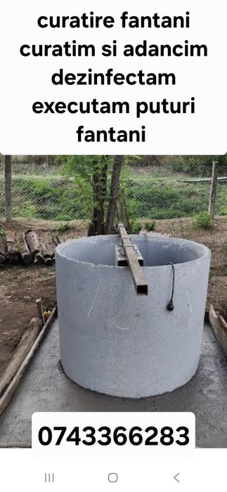 Curatare fantana