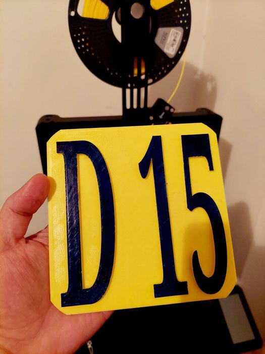 Imprimare 3d/Printare 3d numere de casa/apartament/strada si altele