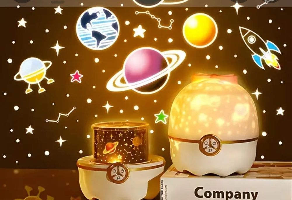 Музыкальный детский ночник проектор