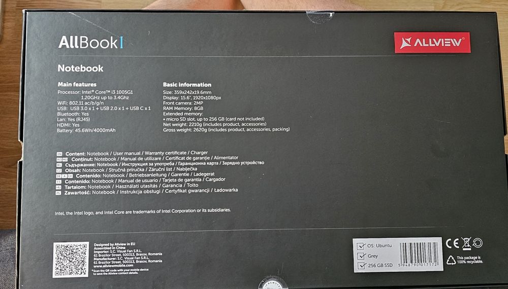 Laptop Allview Allbook I