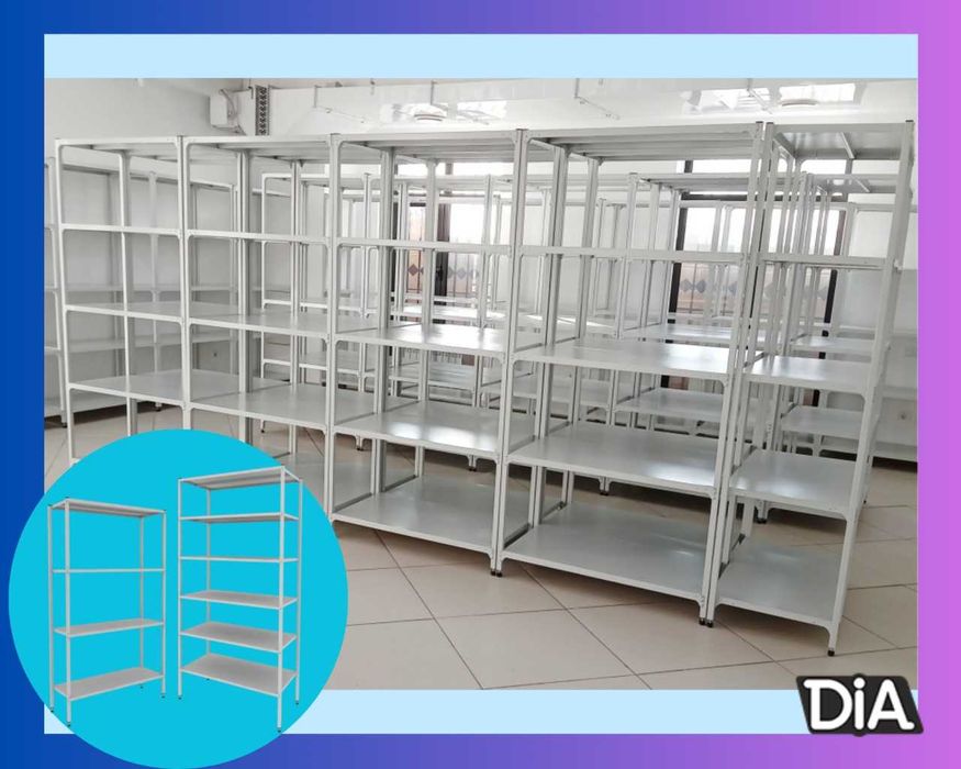 Arxiv stellaj, rafli metall tokchalar, ombor, архивный стеллаж