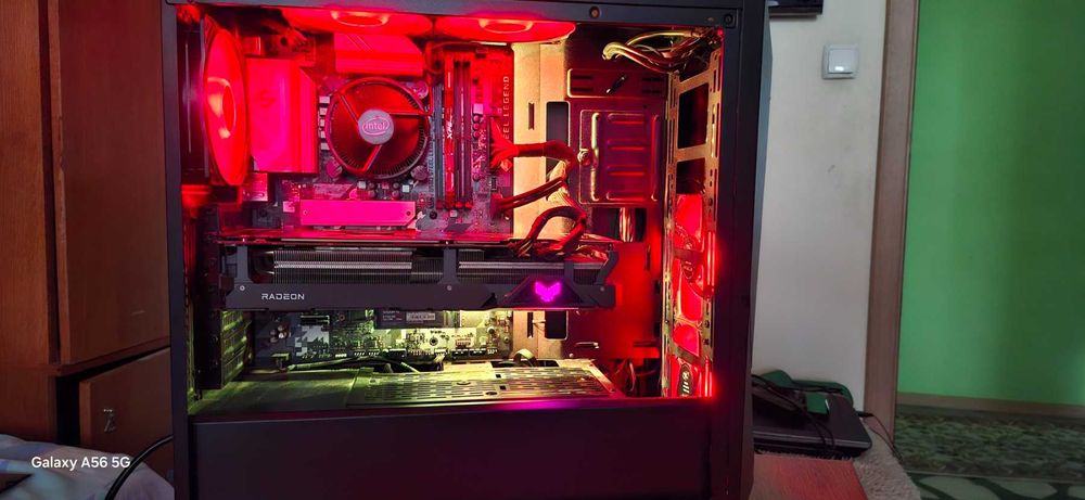 Мощен геймърски компютър. AMD RX 6800 16GB; Intel Core i5 11400F