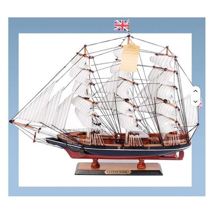 Machetă Navală Cutty Sark – Legendă a Marilor cu Finisaj de Lux (63 cm