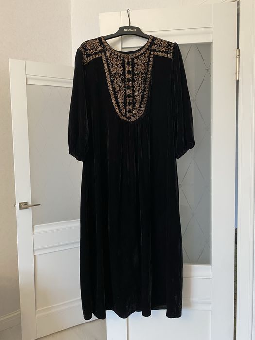 Платье из королевского велюра