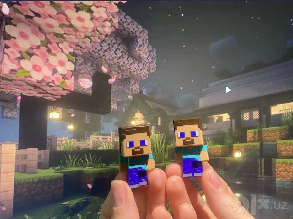 2 Фигурки Steve из Kinder Joy & Minecraft