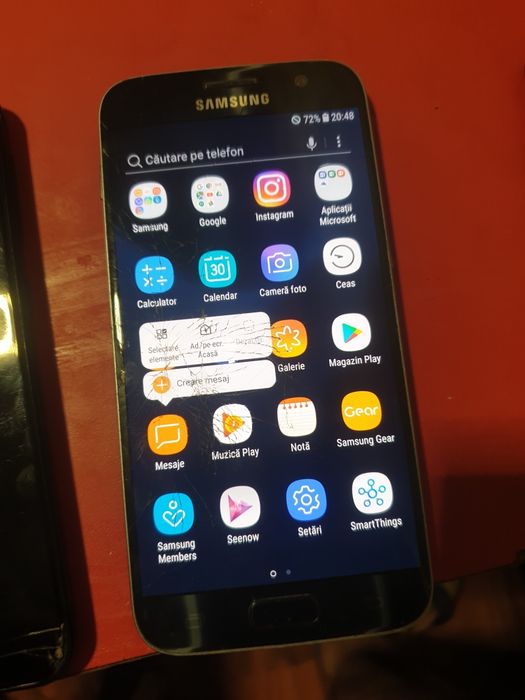 Samsung galaxy  s7 liber de rețea  funcționează  foarte bine