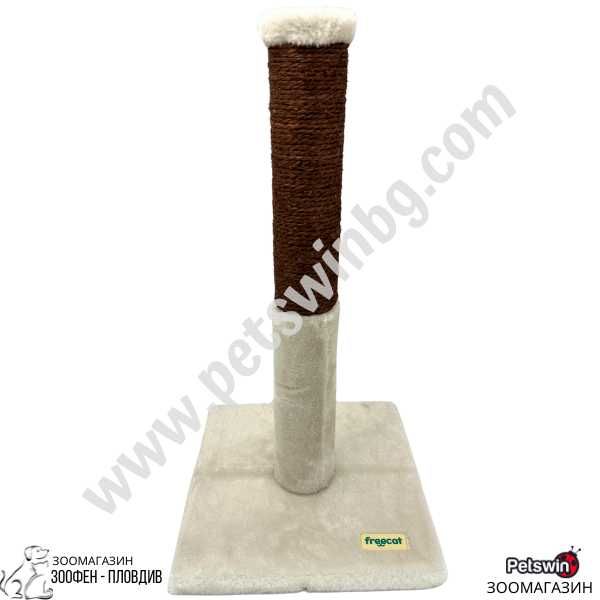 Драскало за Коте - 29см/29см/53см - Бяла разцветка - Freecat