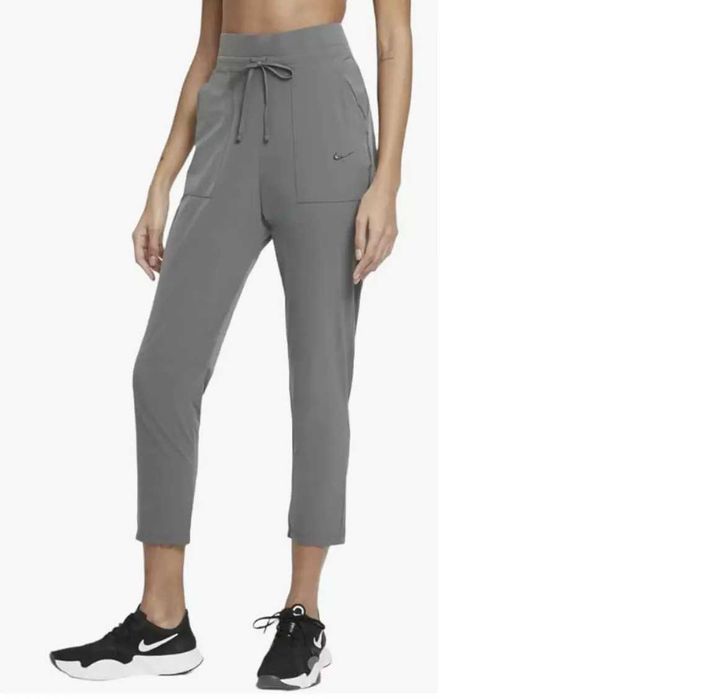 Nike Women's Bliss Luxe 7/8 Training Trackpants, Iron Grey- XS