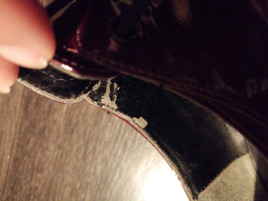 Ingiliz обувки бордо 38 номер