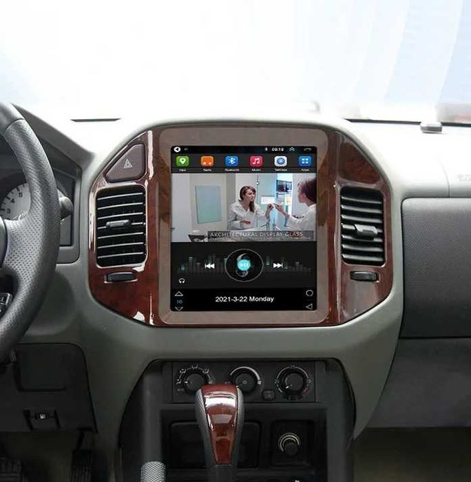 Мултимедия за Mitsubishi Pajero Android Навигация V60 V68 V73 махагон