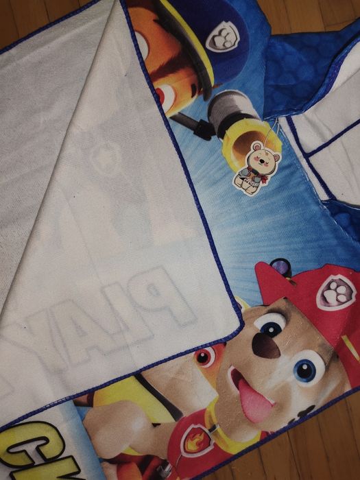 Пончо полотенца с капюшоном и купальник на мальчика  Paw patrol