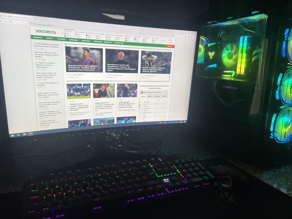 Игровой компьютер полный комплект Ryzen R7 5700X/4060/32GB/