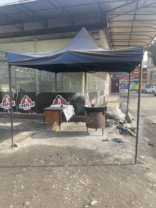 Stol6stul24ta zontik 1ta lagan,qoshiq,piyola,non soladigan,termiz