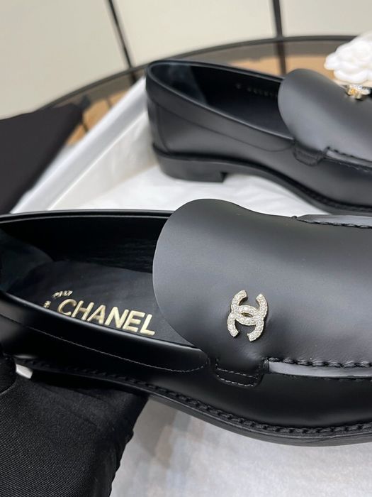 Кожени мокасини Chanel топ качество 38 размер