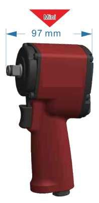 Пневматичен Професионален Гайковерт 1/2″ 1000Nm екстра компактен