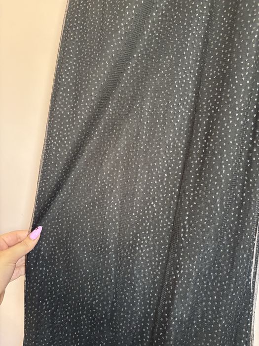 Черна дълга рокля