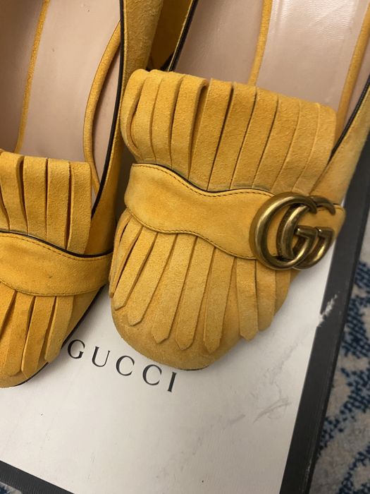 Pantofi gucci galbeni