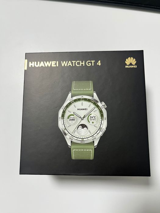 Huawei Watch GT 4 46mm Green – НОВ, неактивиран, пълен комплект