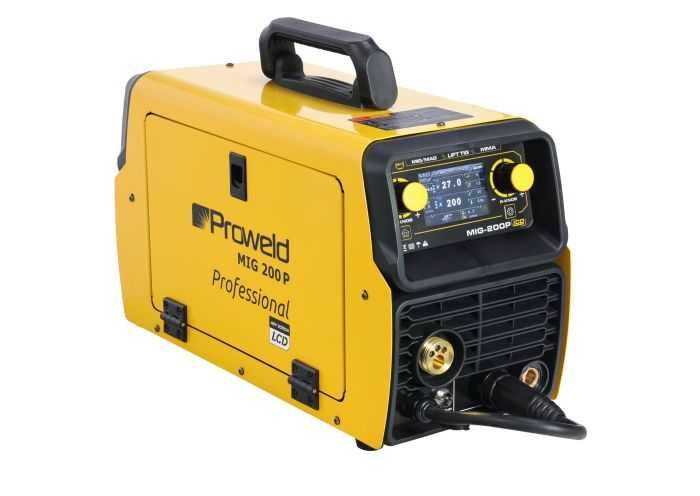 Aparat Sudura MIG ProWELD 200P LCD – Aluminiu, Inox, Otel, Putere 200A