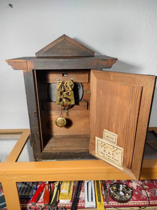 Стар Немски  Механичен Часовник