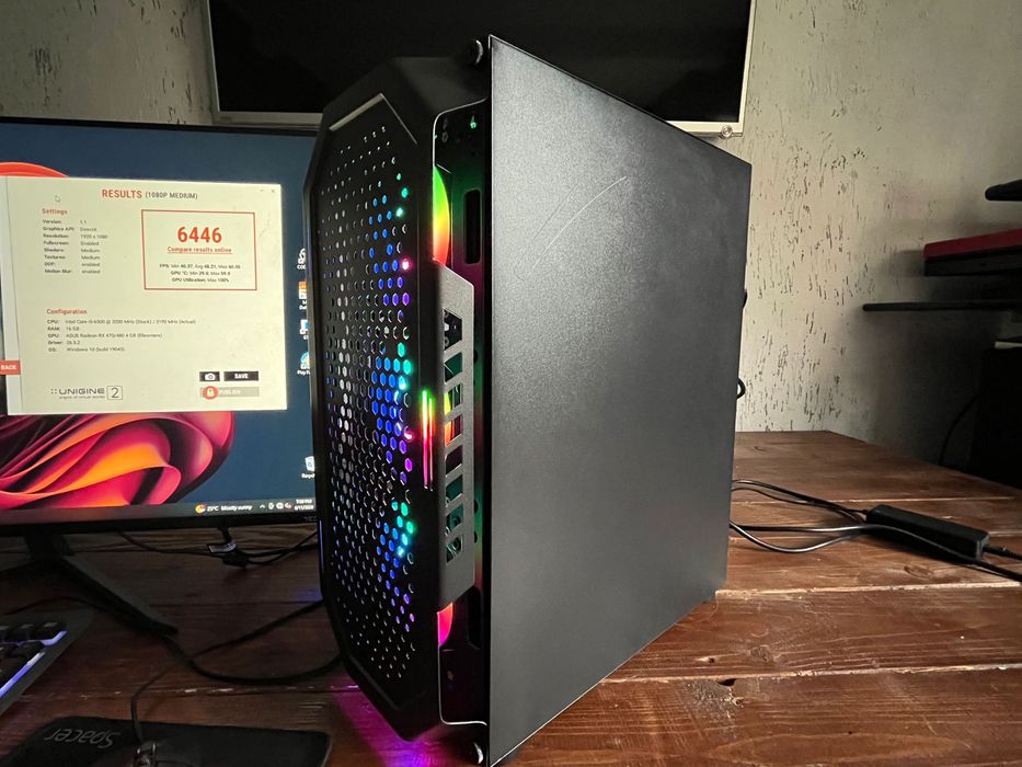 Unitate PC Gaming 1080p i5  ssd si hdd  ddr4 video amd