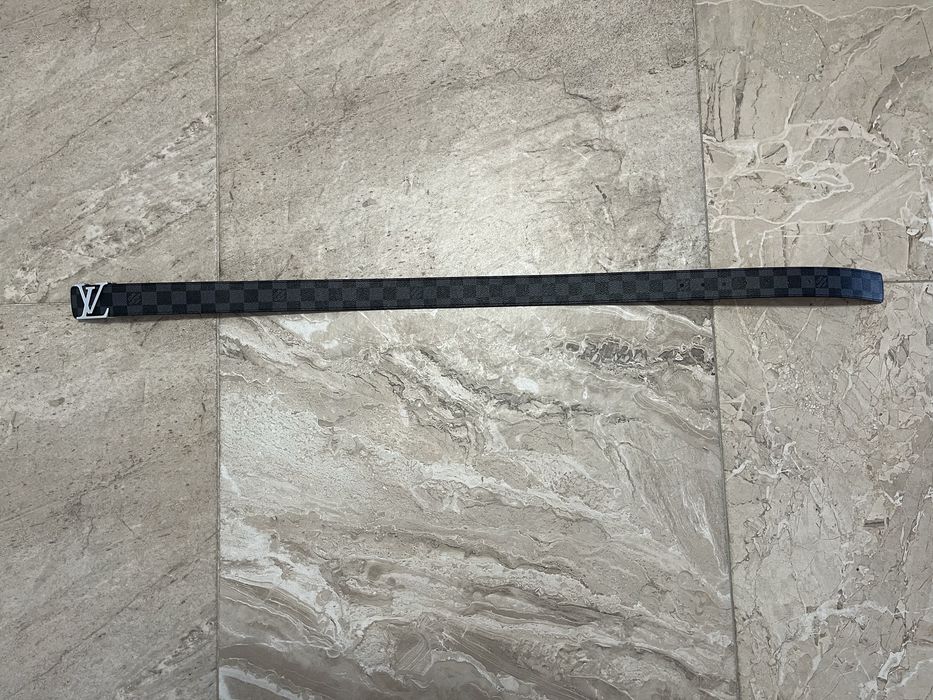 LV belt Damier Graphite